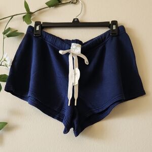 aerie - NWT Navy Stretch Flex Terry Shorts - L